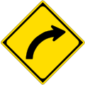 120px-Japanese_Road_sign_(Right_Curve)